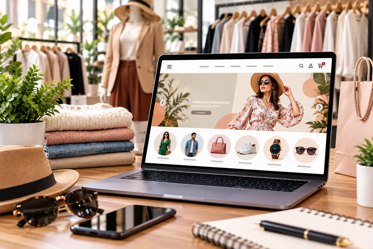 Velour Apparel Studio website design concept