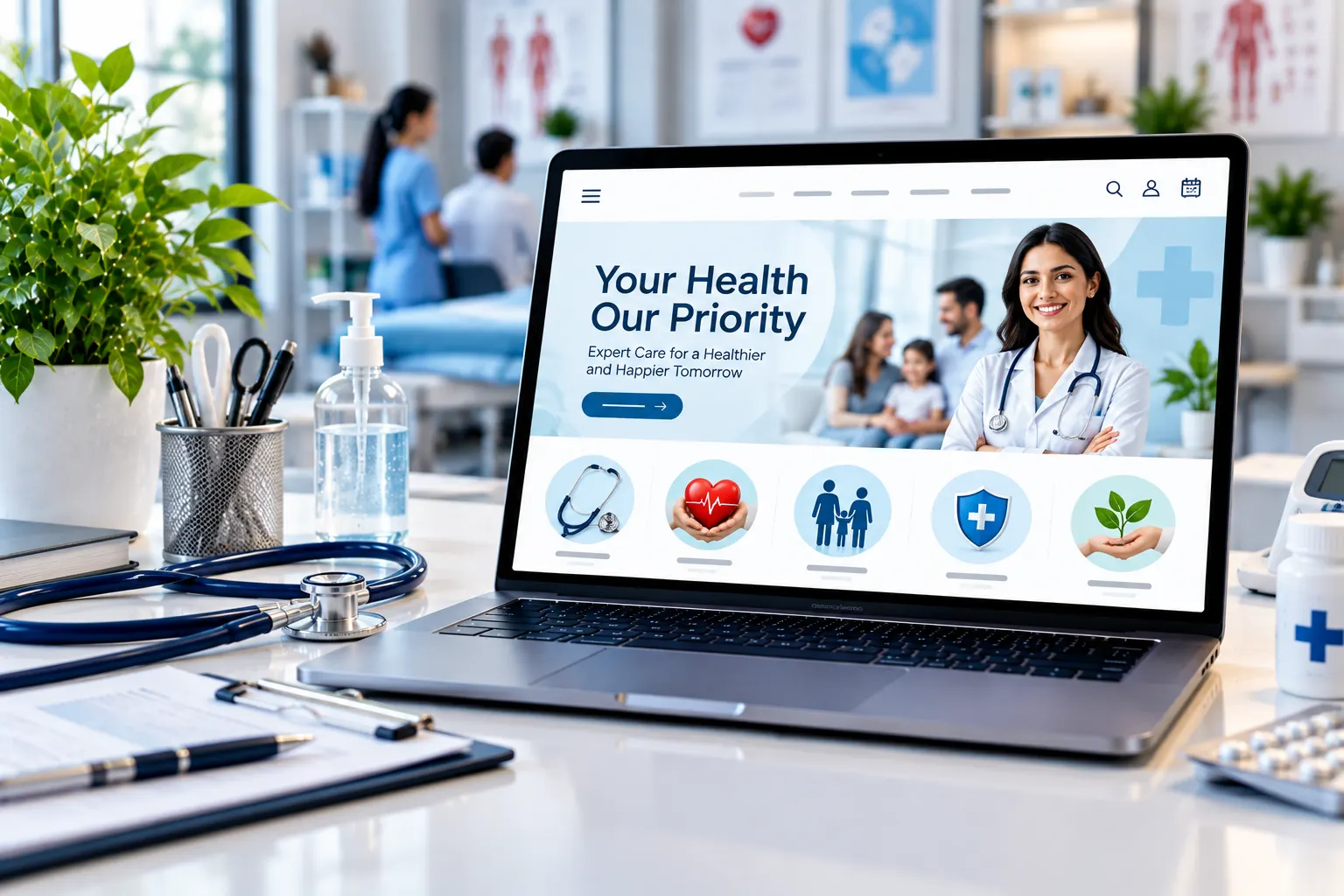 Verdant Nutrition website design concept